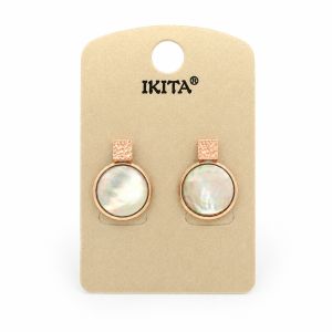 Boucles Ikita Opale Rosé - bijou Ikita unique
