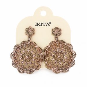 Boucles d’oreilles rosace IKITA - bijou Ikita unique