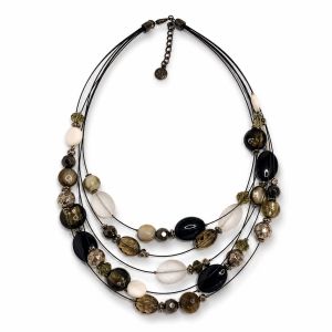 Collier multi-rangs perles élégance Ikita - bijou Ikita unique