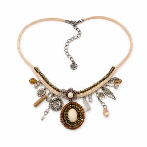 Collier ras de cou bohème charms IKITA - bijou Ikita unique