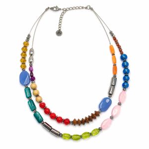Collier IKITA Multicolore Harmonie - bijou Ikita unique