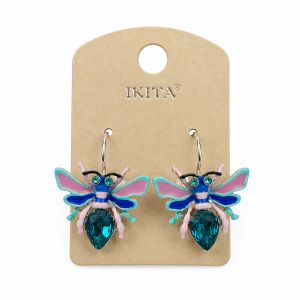 Boucles IKITA insecte émail - bijou Ikita unique