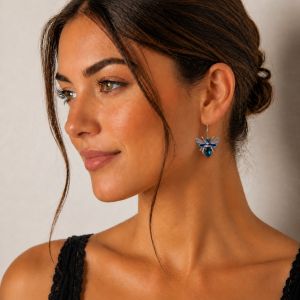 Boucles IKITA insecte émail - bijou Ikita unique