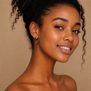 Boucles IKITA créoles colorées - bijou Ikita unique