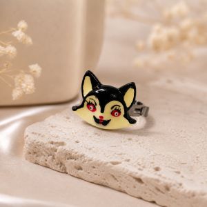 Bague Renard Rétro Émaillée - bijou Ikita unique