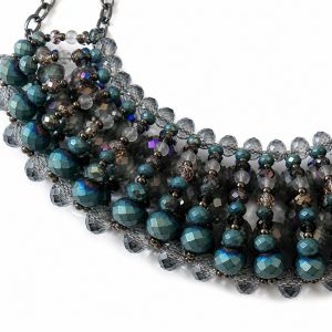 Collier Statement Perles Irisées - bijou Ikita unique