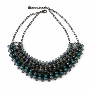 Collier Statement Perles Irisées - bijou Ikita unique