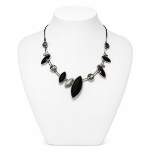 Collier IKITA Noir Pailleté - bijou Ikita unique