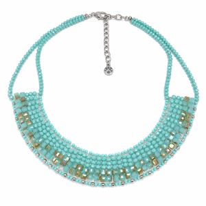 Collier Perlé Turquoise Élégance - bijou Ikita unique