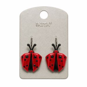 Boucles coccinelle IKITA - bijou Ikita unique