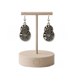 Boucles d’oreilles argentées spirales IKITA - bijou unique