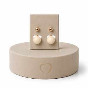 Boucles Élégance Nacrée IKITA - bijou unique