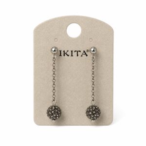 Boucles IKITA Élégance Cristal Nocturne - bijou unique
