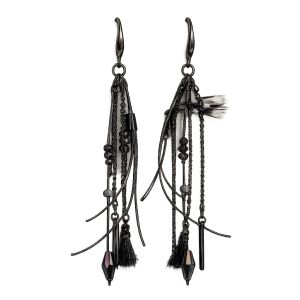 Boucles Ombre Bohème - bijou unique