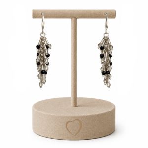 Boucles Nuit Cristalline - bijou unique