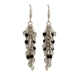 Boucles Nuit Cristalline - bijou unique