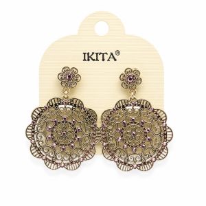 Boucles Rosace Impériale - bijou unique