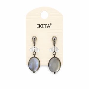 Boucles Lueur Opaline - bijou unique