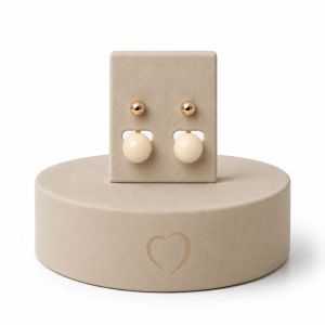 Boucles Élégance Nacrée IKITA - bijou unique
