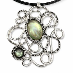 Collier Arabesque Opaline IKITA - bijou unique