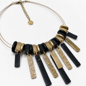 Collier Nocturne Graphique IKITA - bijou unique