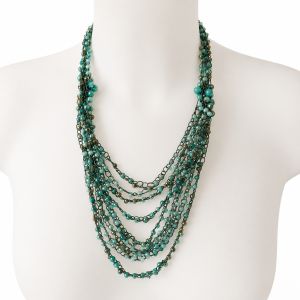 Parure Cascade Turquoise IKITA - bijou unique