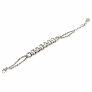 Bracelet Maillons Argentés IKITA - bijou unique