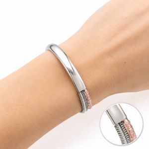 Bracelet Perles Rosées IKITA - bijou unique