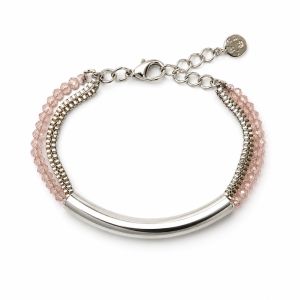 Bracelet Perles Rosées IKITA - bijou unique
