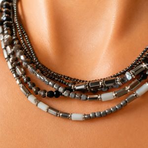 Collier Éclat Minéral IKITA - bijou unique