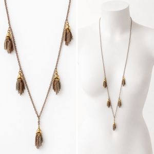 Collier Long Pampilles Élégance IKITA - bijou unique