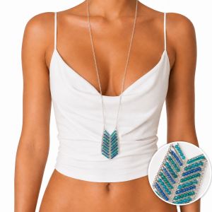 Collier Pendentif Perlé IKITA - bijou unique
