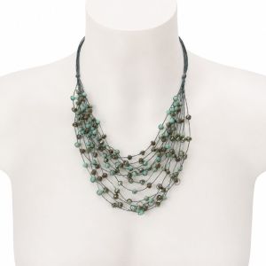 Collier Multi-Rangs Turquoise IKITA - bijou unique
