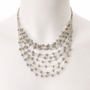Collier Multi-Rangs Perlé IKITA - bijou unique