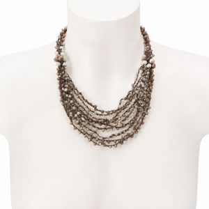 Collier Multi-Rangs Perlé IKITA - bijou unique