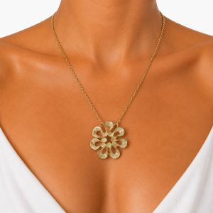 Collier Fleur Dorée IKITA - bijou unique