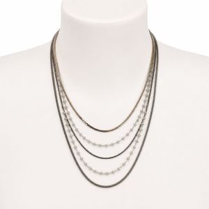 Collier Multi-Rangs Perlé IKITA - bijou unique