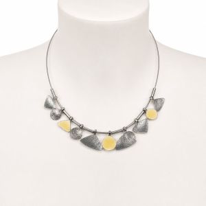 Collier Graphisme Lunaire IKITA - bijou unique