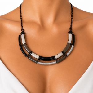 Collier Arc Graphique IKITA - bijou unique