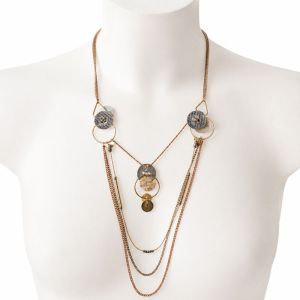Collier Multi-Rangs Bohème IKITA - bijou unique