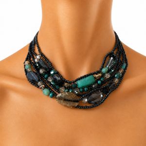 Collier Éclat Minéral IKITA - bijou unique