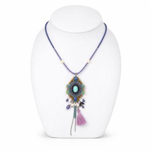 Collier bohème pendentif IKITA - bijou unique