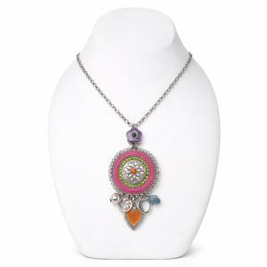 Collier Ikita pendentif bohème multicolore – bijou fantaisie chic - bijou unique