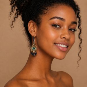 Boucles d’oreilles Éclat Oriental IKITA - bijou unique