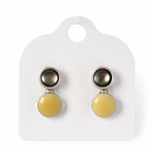 Boucles d’oreilles Reflet Miel IKITA - bijou unique Ikita