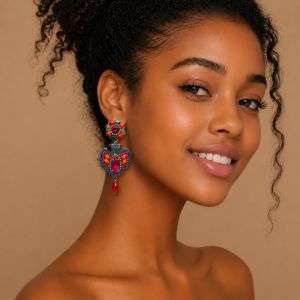 Boucles d’oreilles Éclat Bohème IKITA - bijou unique