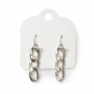 Boucles Chaîne Argentée IKITA - bijou unique