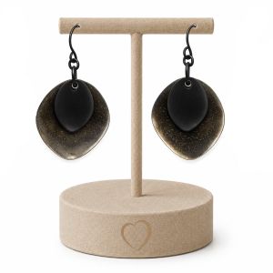Boucles IKITA Nuit Boréale - bijou unique