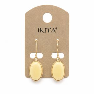 Boucles Éclat Ivoire IKITA - bijou unique