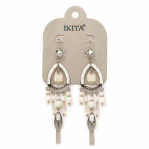 Boucles d’oreilles Bohème Nacrée IKITA - bijou unique Ikita